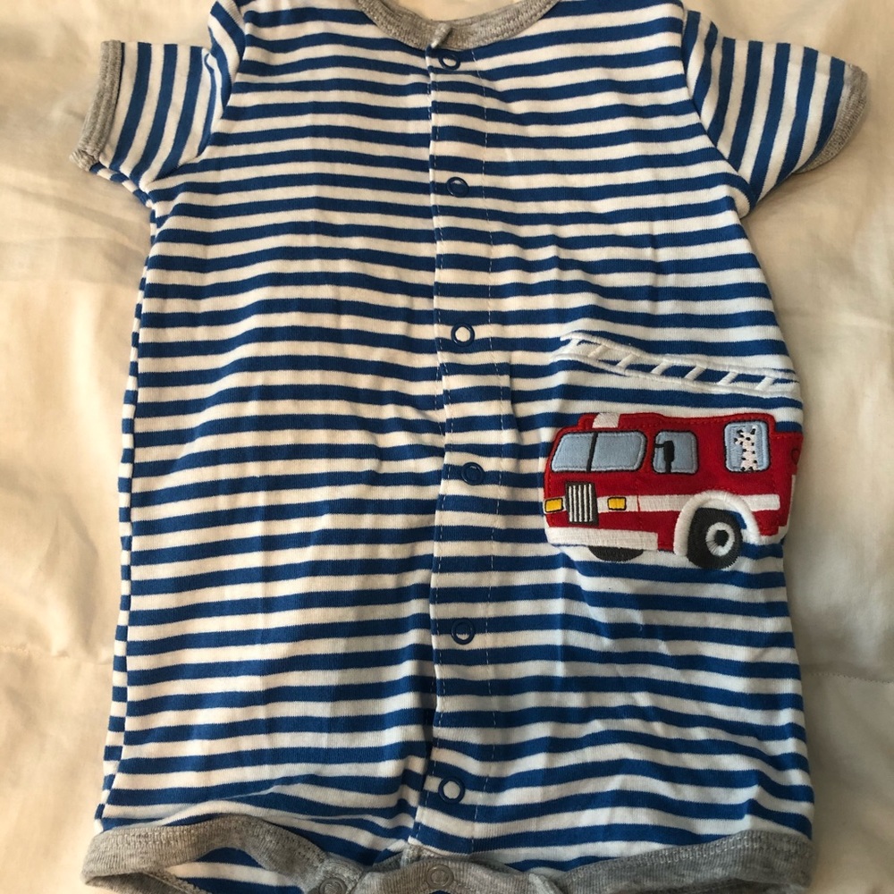 Carters striped bodysuit one piece.